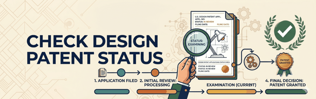 Design patent application status